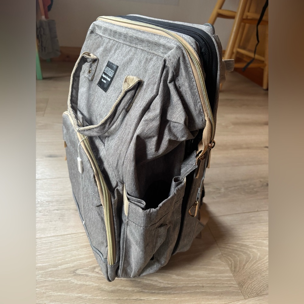 Diaper Bag/Backpack with Changing Station